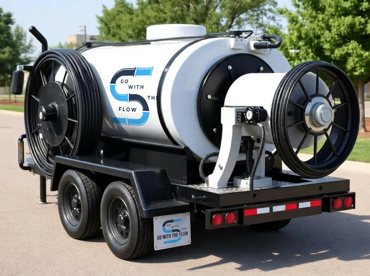 Commercial hydro jetting truck